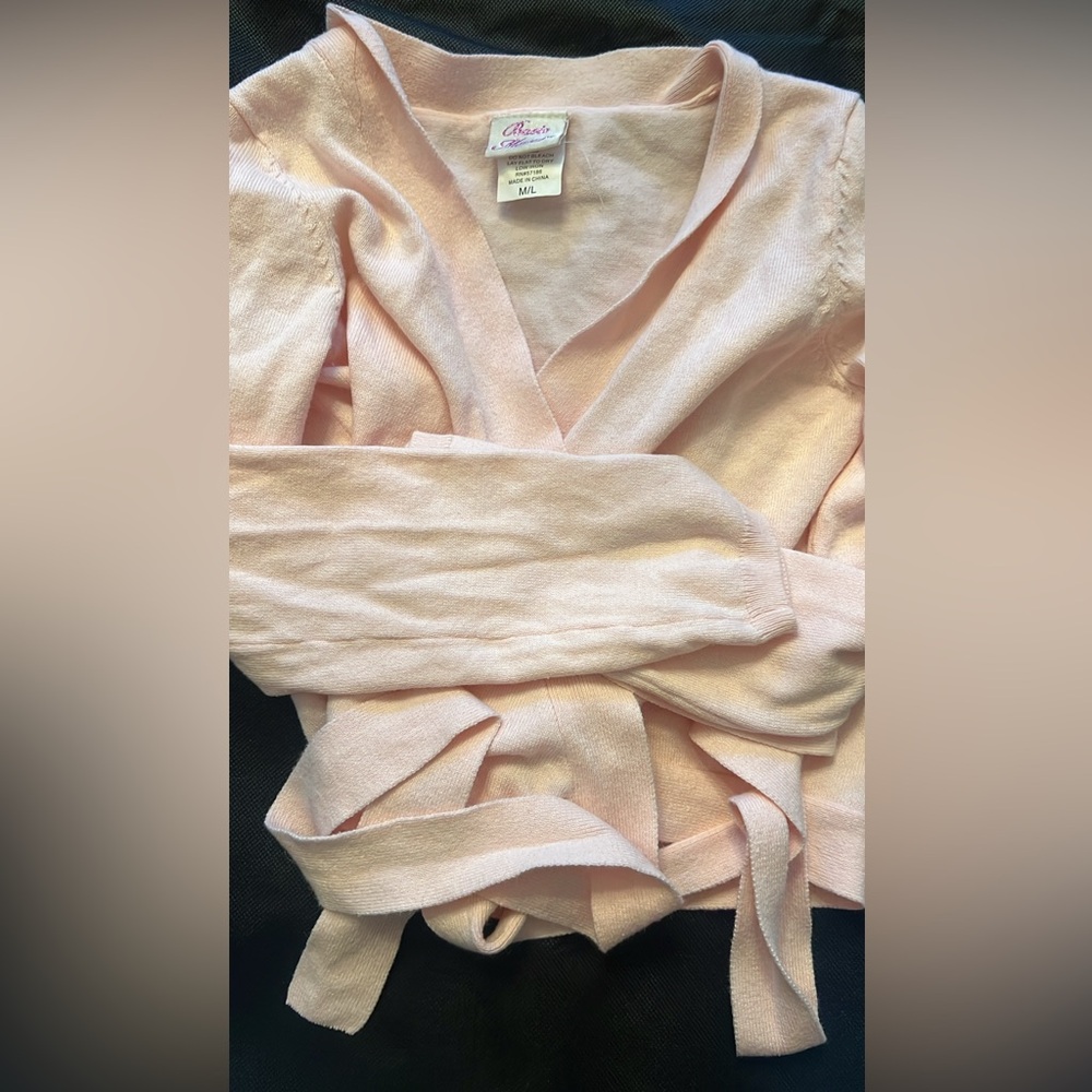 Soft Pink girls ballet sweater